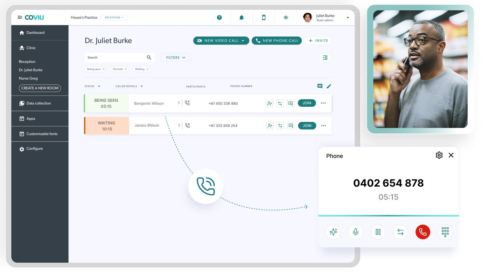 Coviu Phone Telehealth