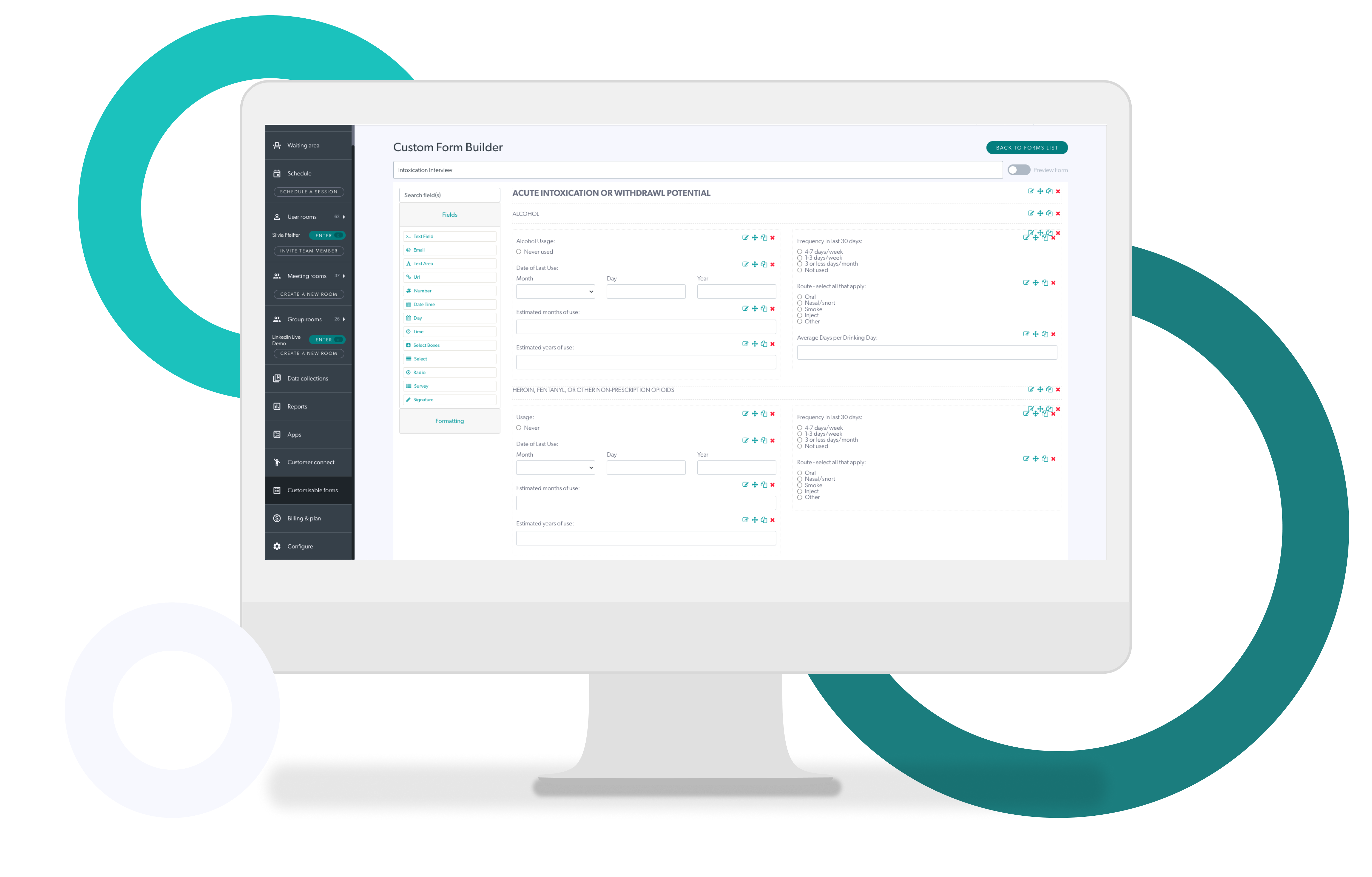 Telehealth Custom Forms