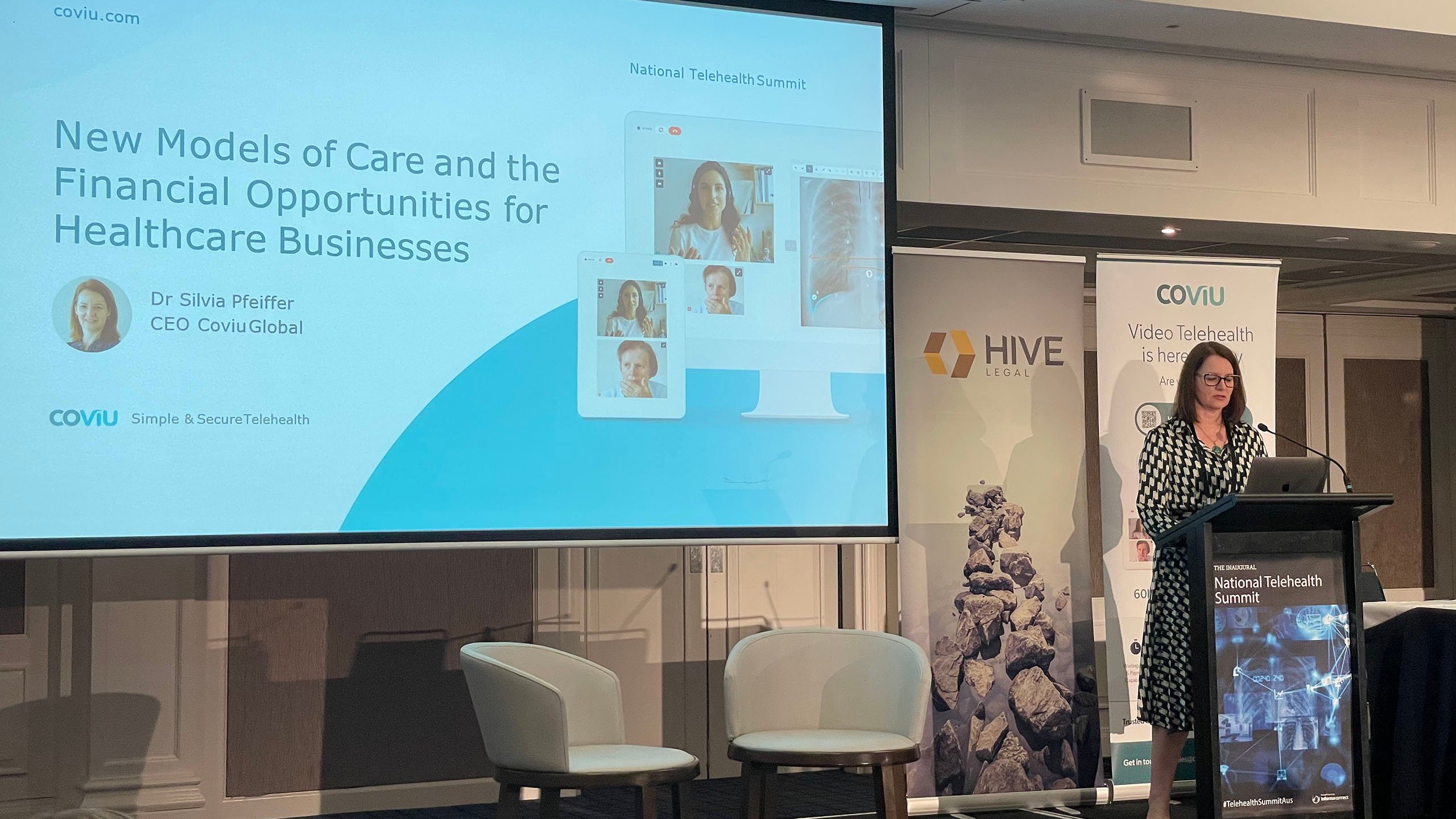 Dr Silvia Pfeiffer at the National Telehealth Summit