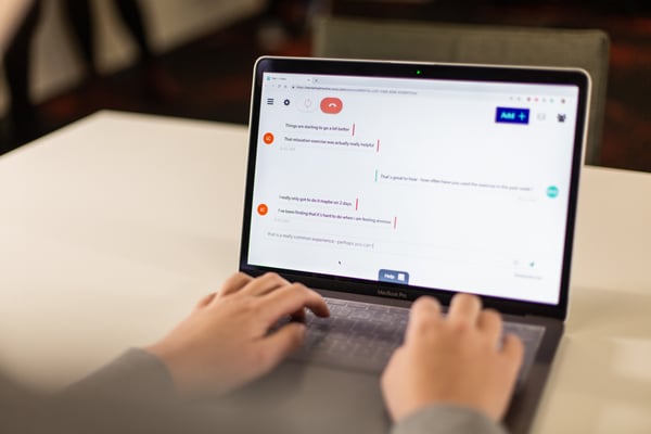 Coviu MHO Chat Swinburne - laptop