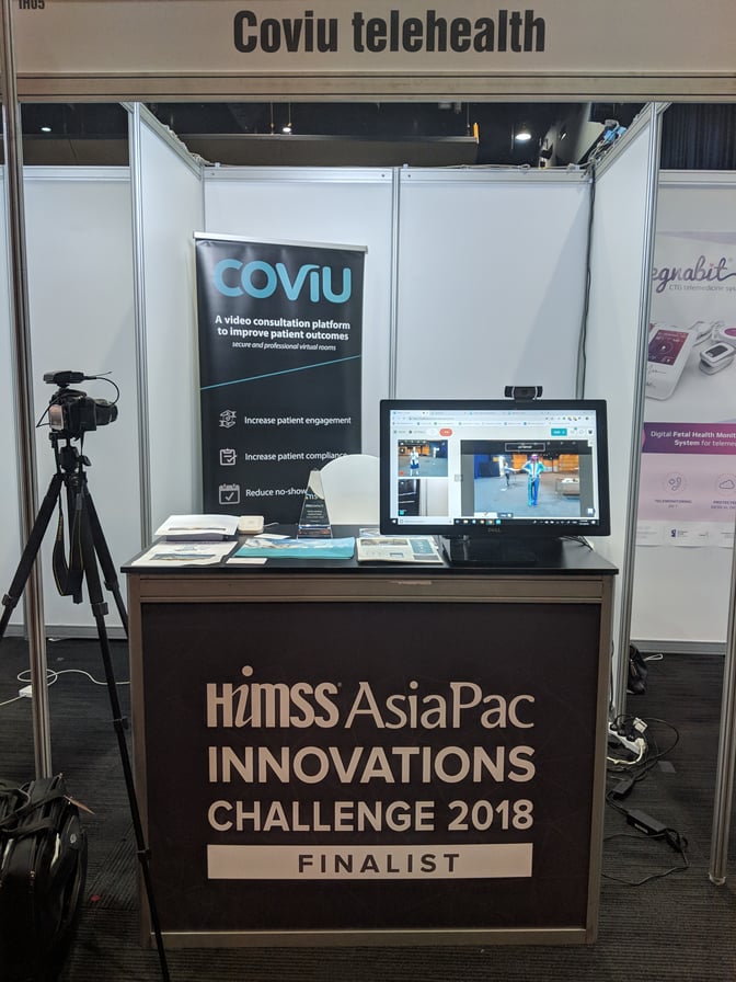 Coviu's PhysioRom came first place at the 2018 HIMMS conference