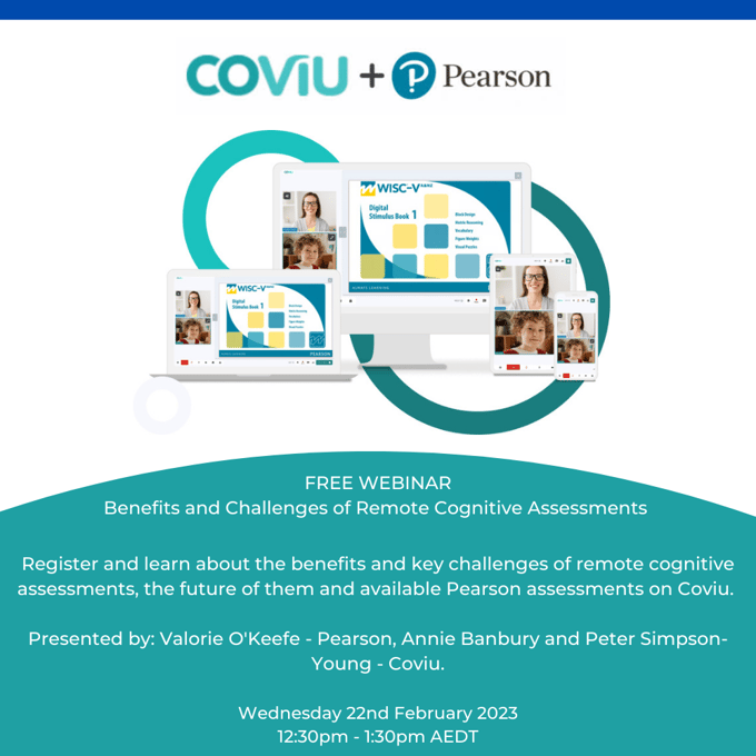 Coviu and Pearson Free Webinar