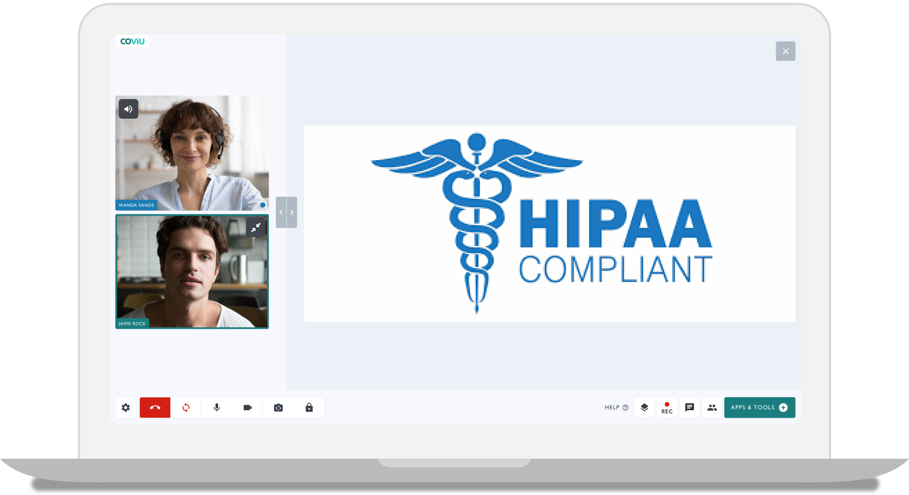 Laptop - HIPAA Compliant - No Circles