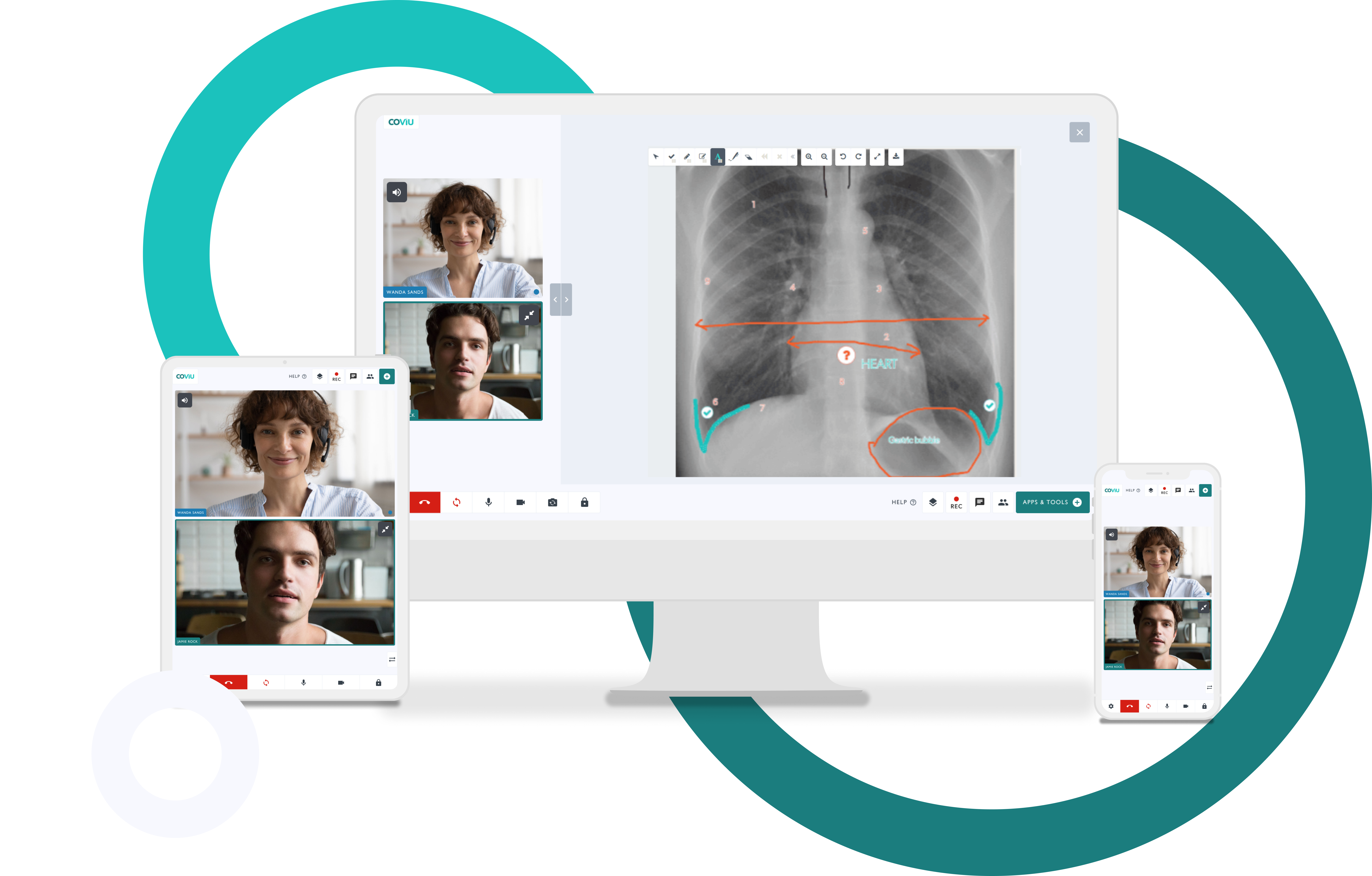 XRAY - Multiple Devices - 3 Circles