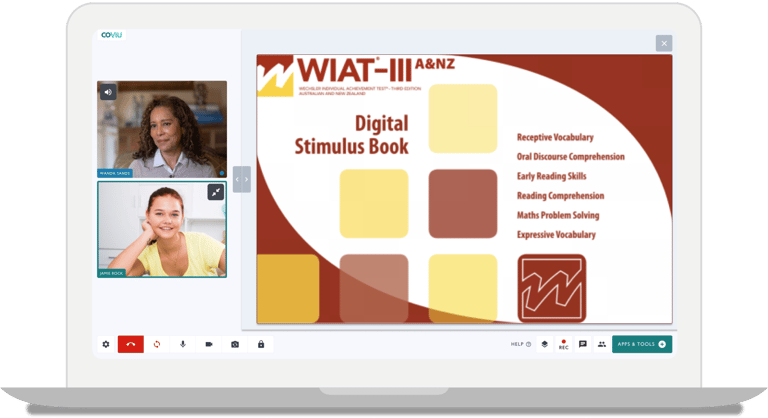 Install the WIAT-III A&NZ App on Coviu