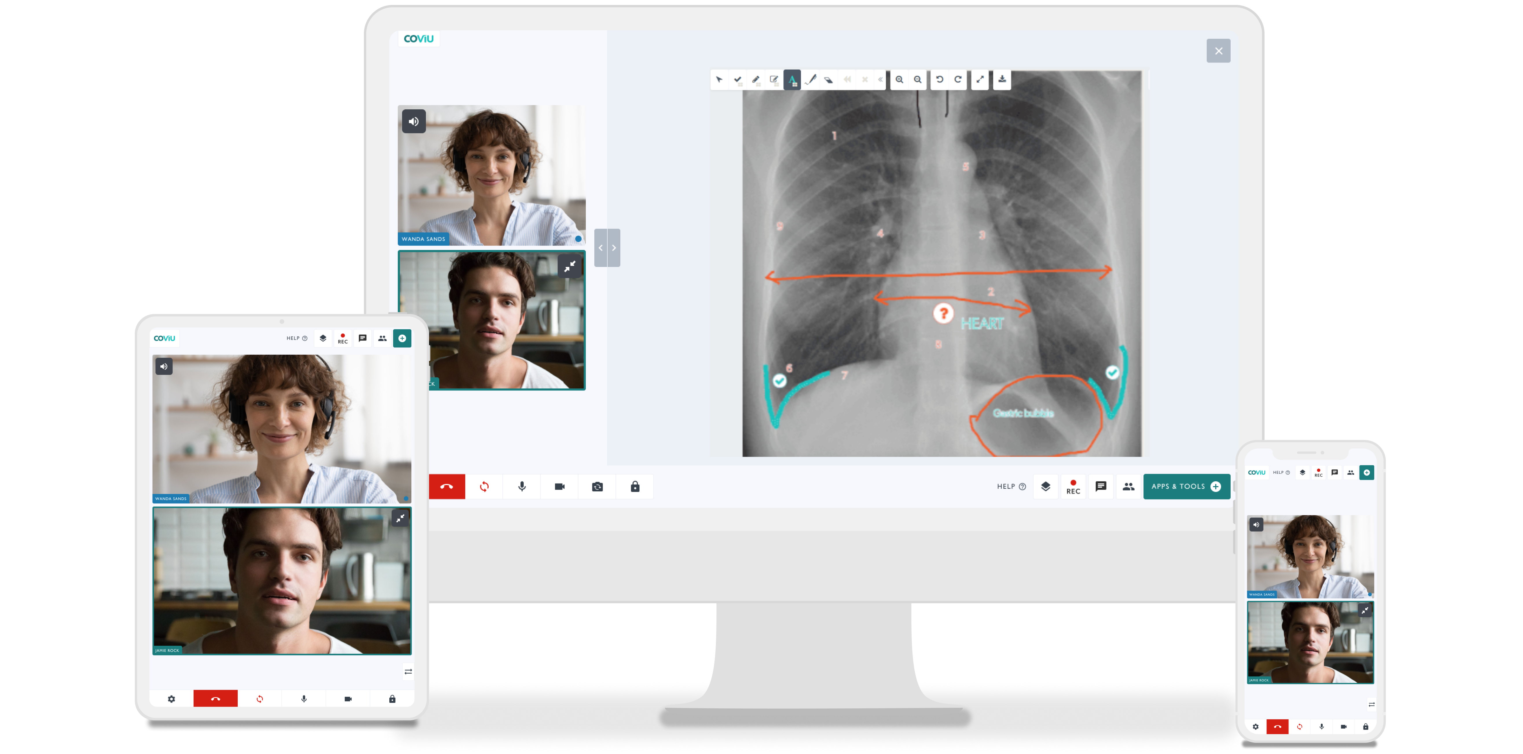 XRAY - Multiple Devices - No Circles XRAY - Multiple Devices - No Circles