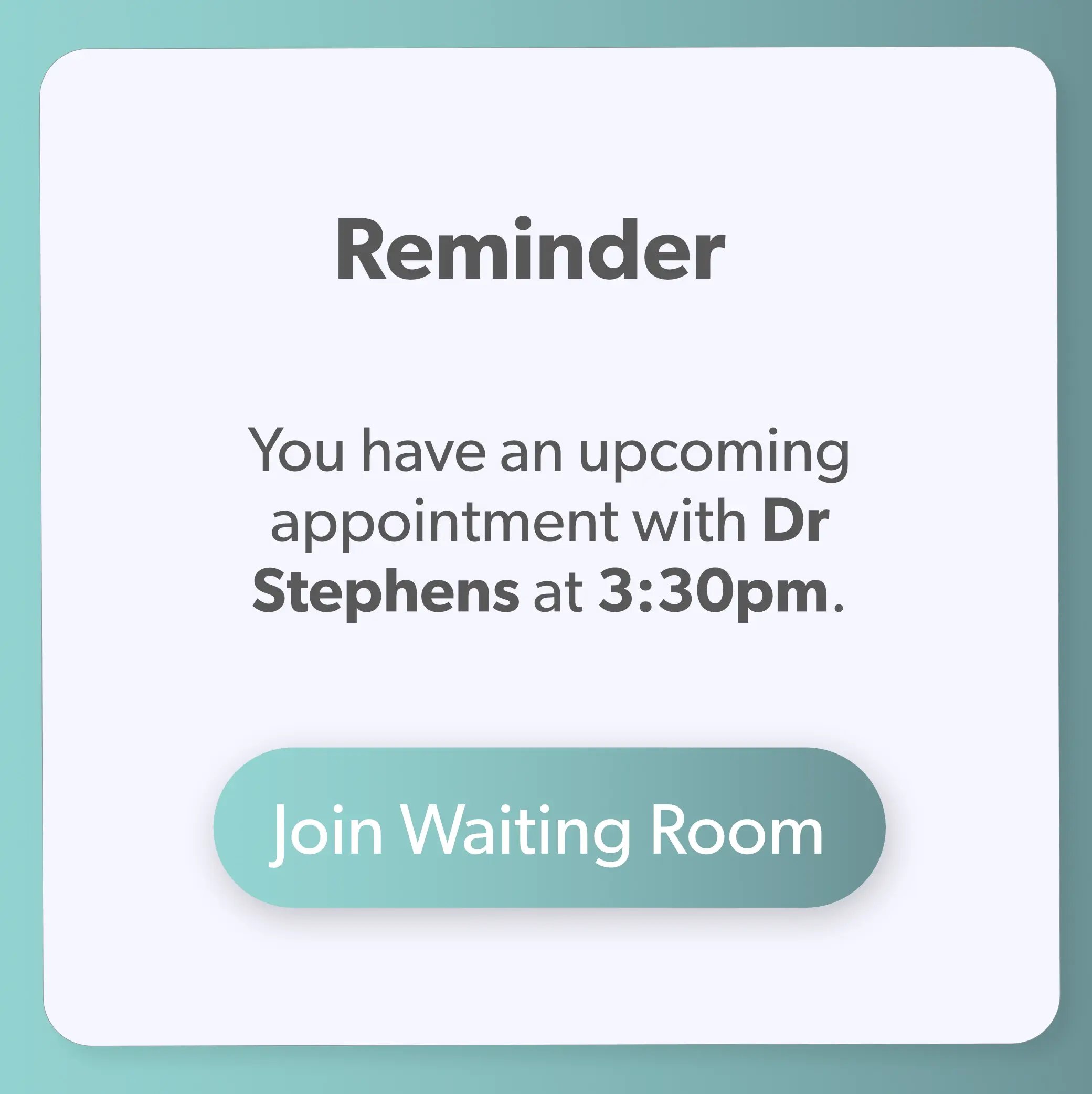 appointment reminder