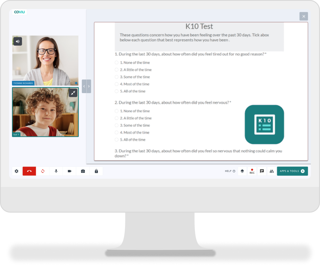 Kessler Psychological Distress Scale (K10) Kessler Psychological Distress Scale (K10)