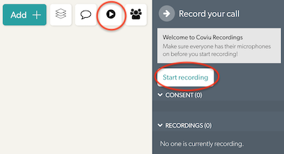 Audio Recording Coviu