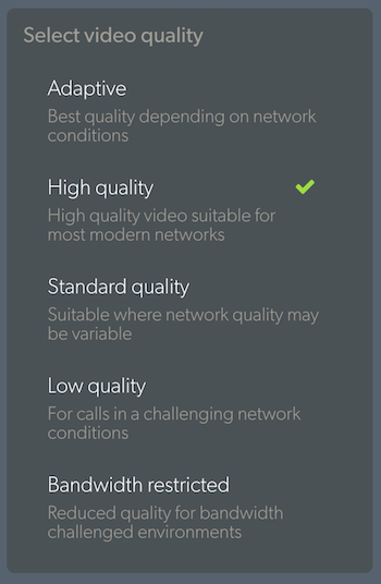 Bandwidth Controls for your Coviu calls