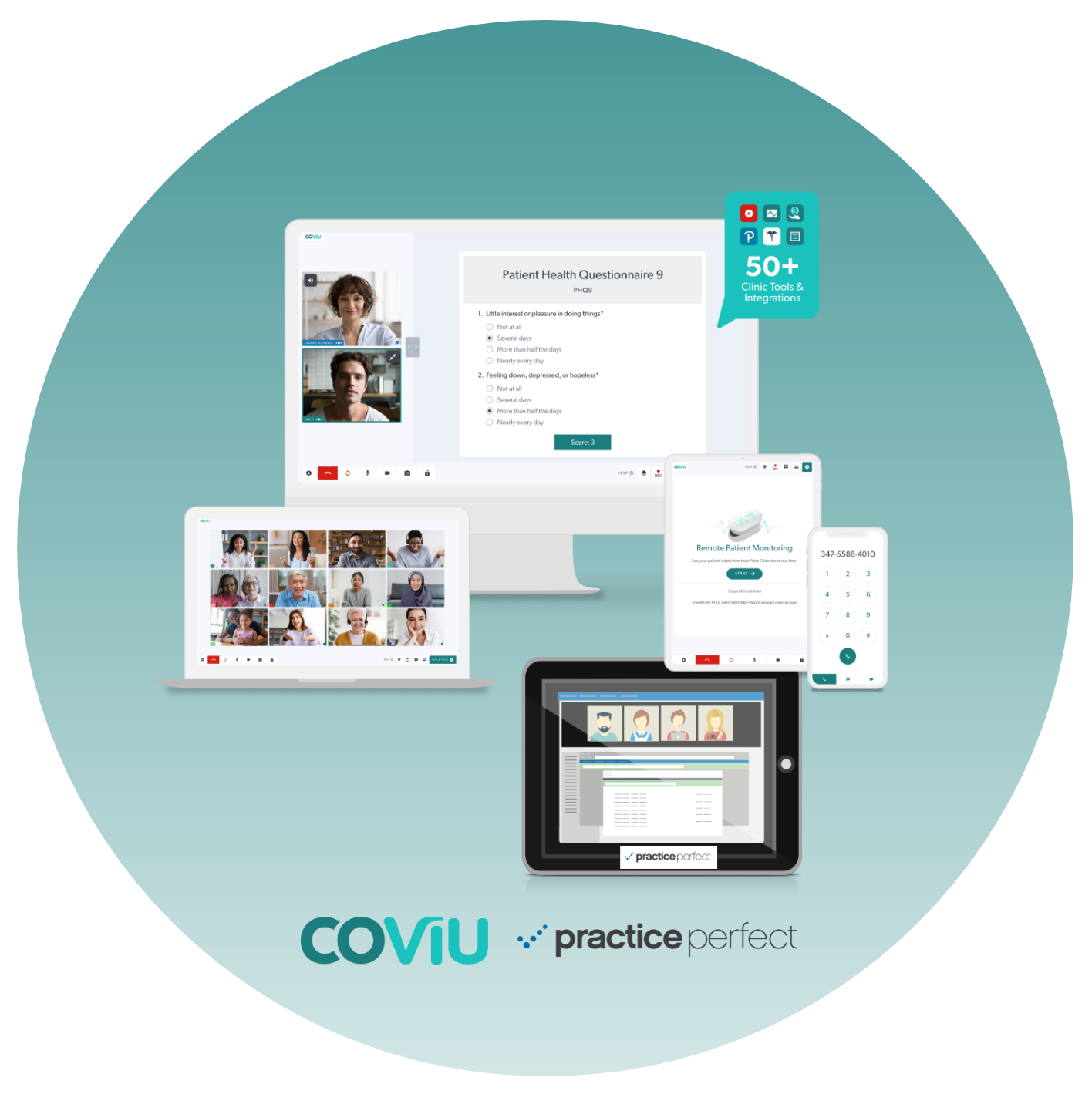 Coviu and Practice Perfect's Integrated EMR Solution