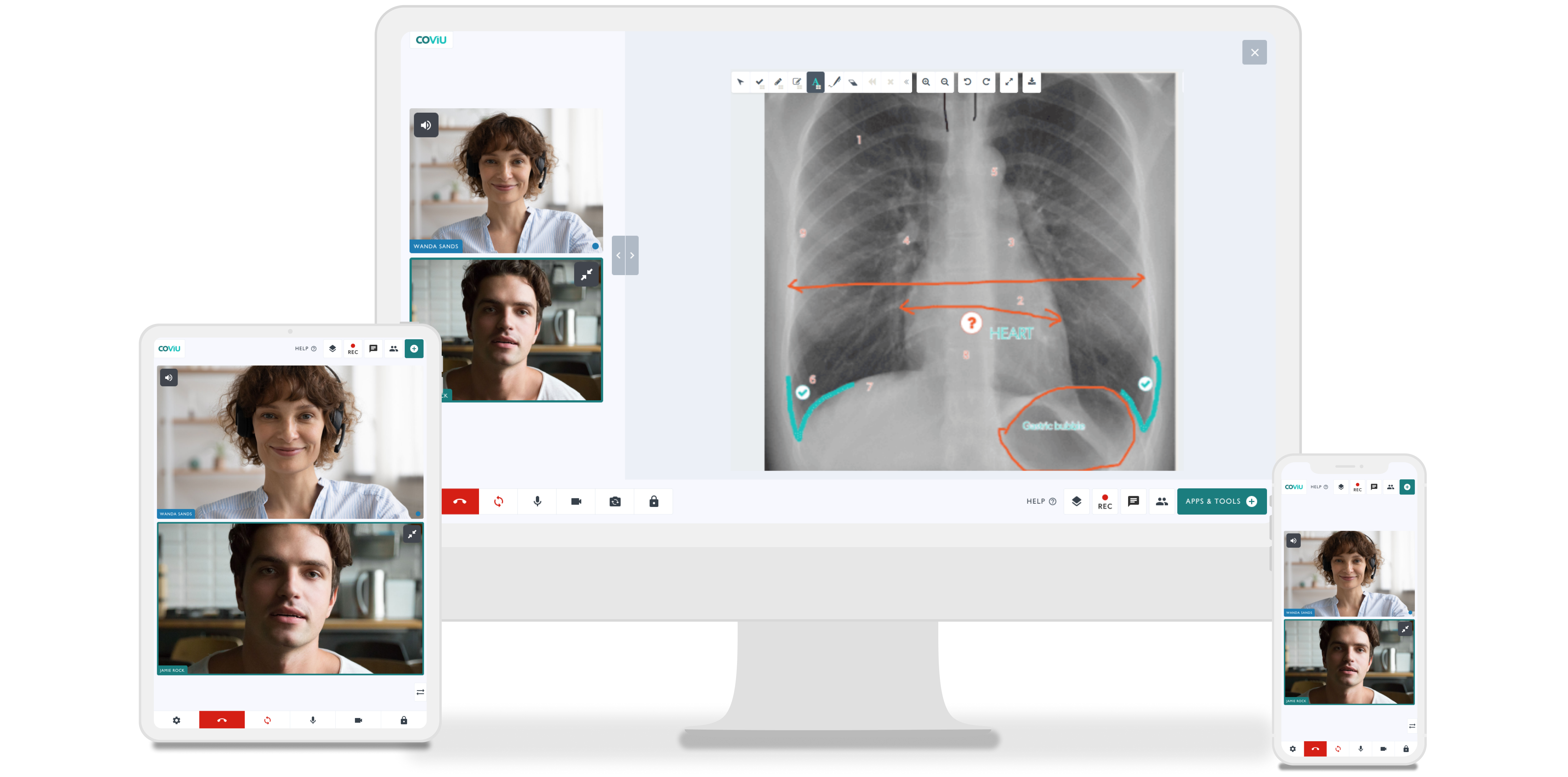 XRAY - Multiple Devices - No Circles XRAY - Multiple Devices - No Circles